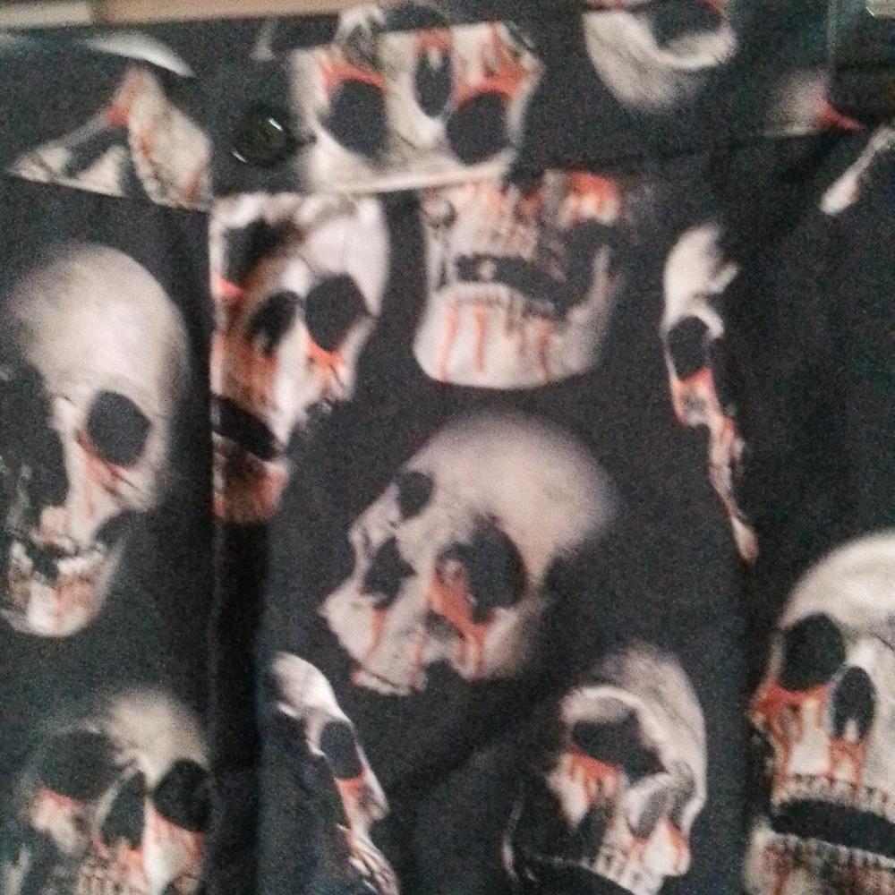 Suitmeister Men's Skull And Blood Dress Pants View 3